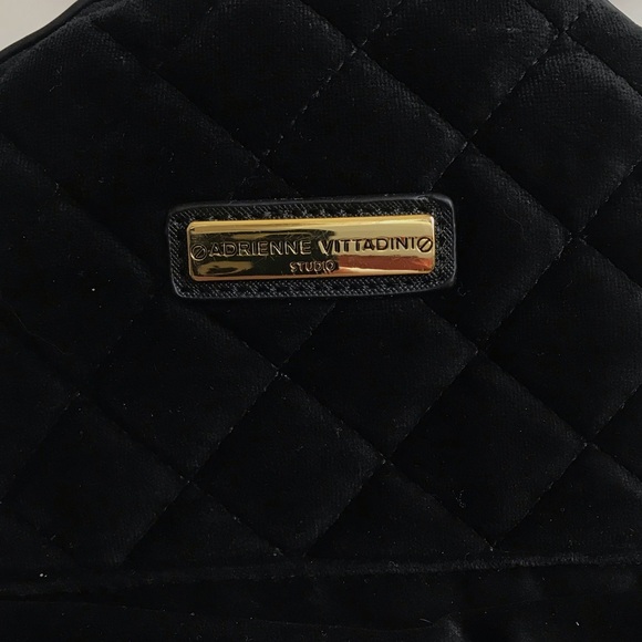 Adrienne Vittadini Velvet Mini Backpack - Picture 5 of 6